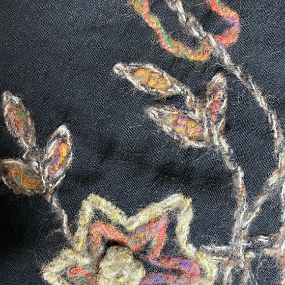 Giorgio Passigatti 100% wool gorgeous scarf fringed ends - Picture 6 of 8